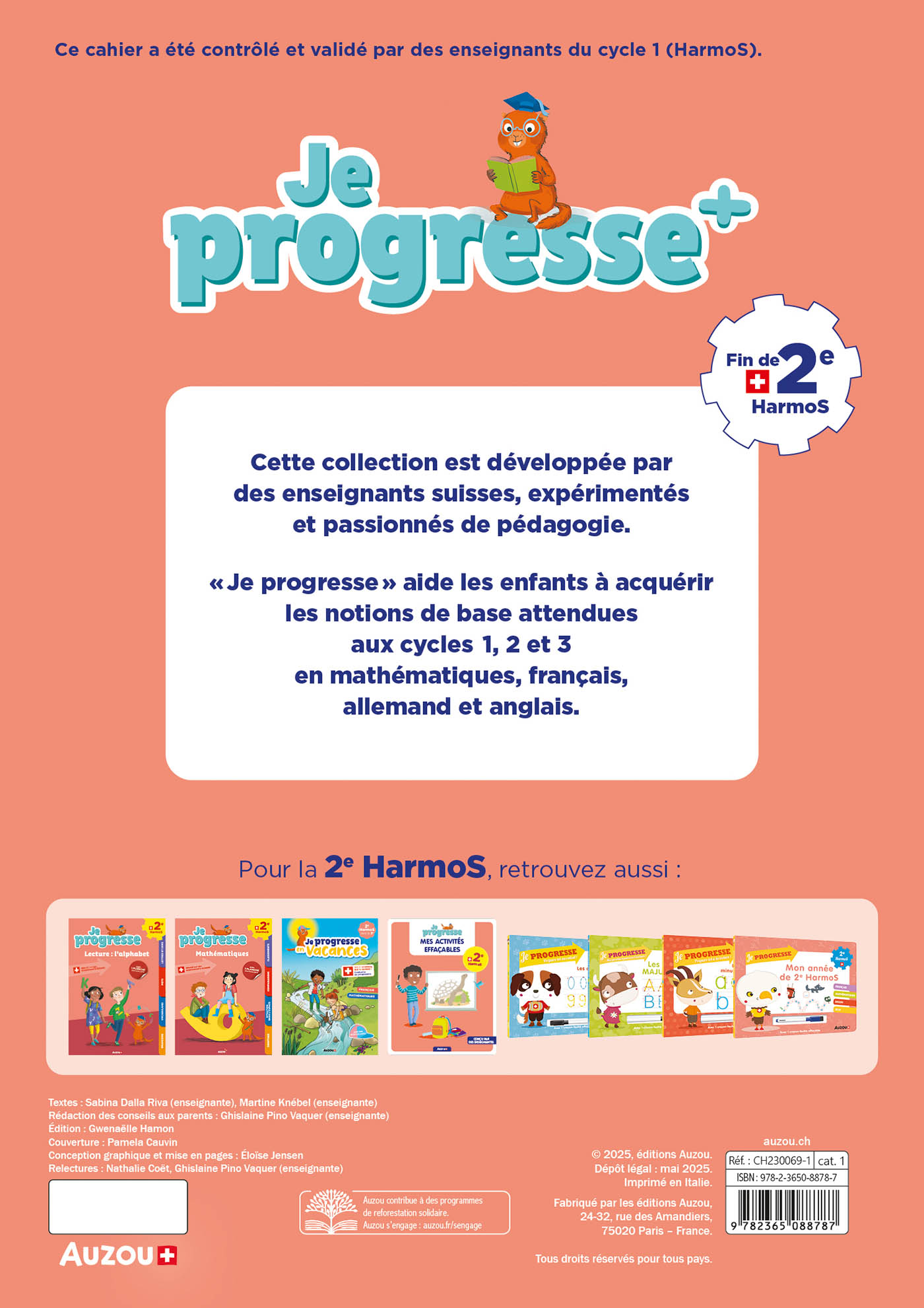 Je Progresse+ En Route Vers La 3E Harmos !