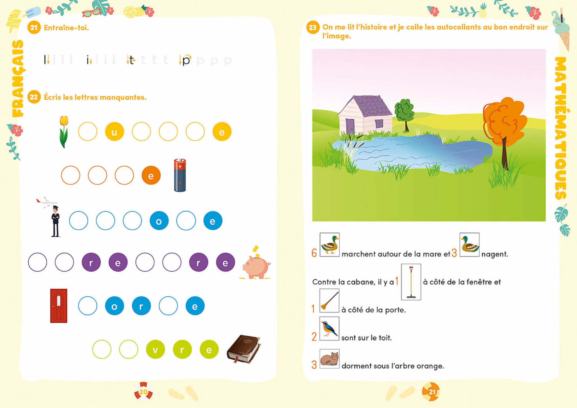 1Re Harmos Vers La 2E : Français, Mathématiques, Avec Des Activités