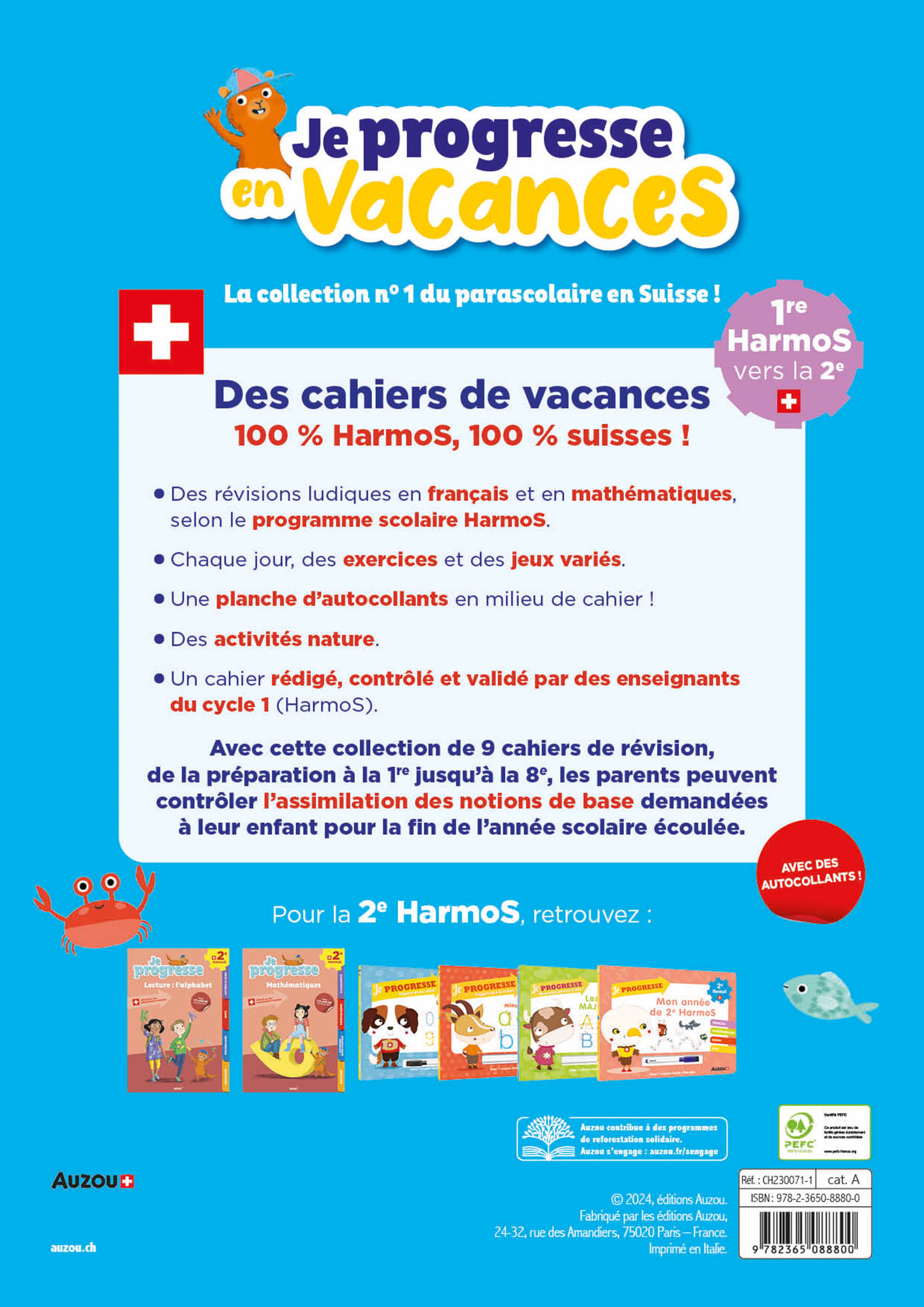 1Re Harmos Vers La 2E : Français, Mathématiques, Avec Des Activités