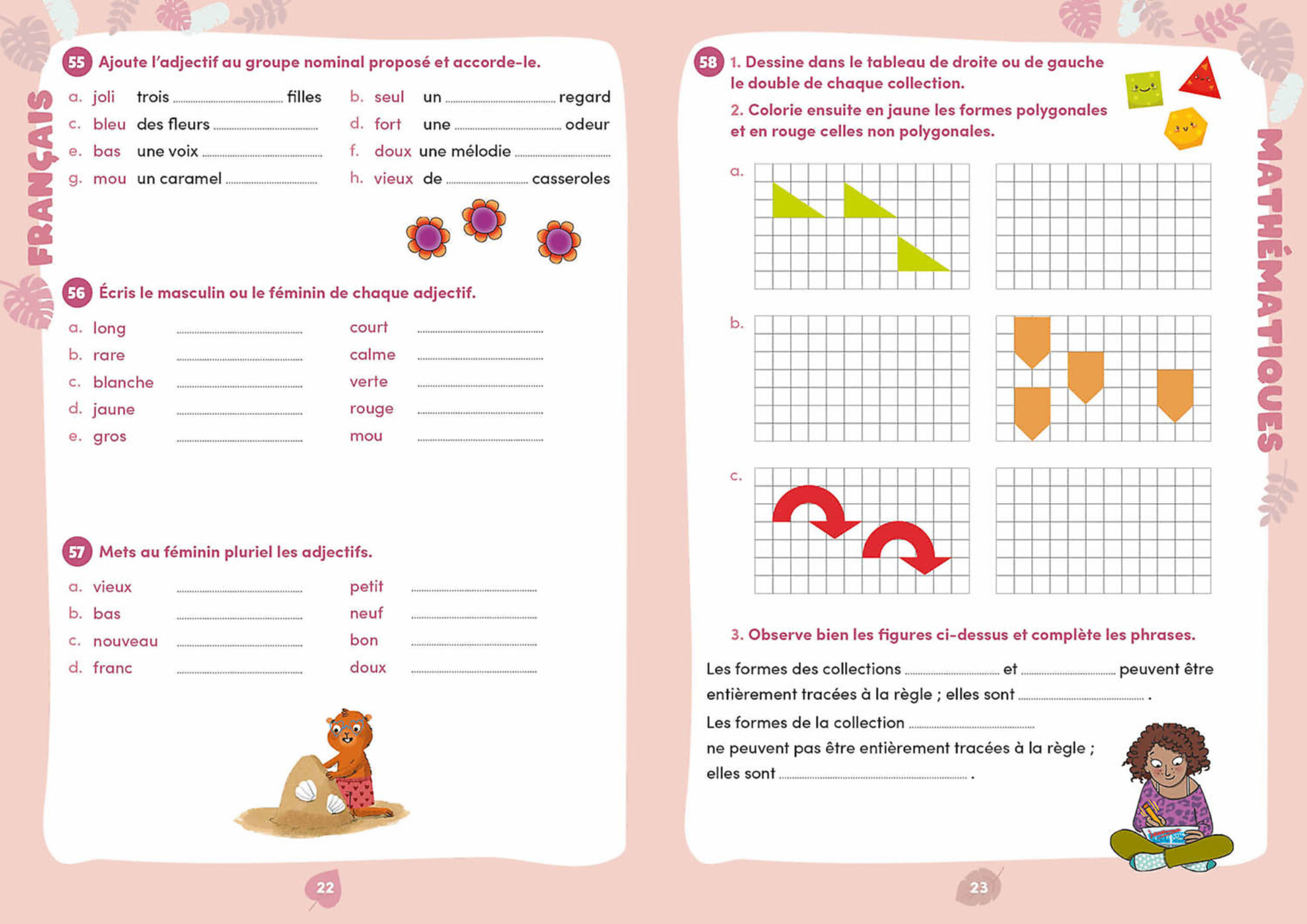 4E Harmos Vers La 5E : Français, Mathématiques, Avec Des Activités Na