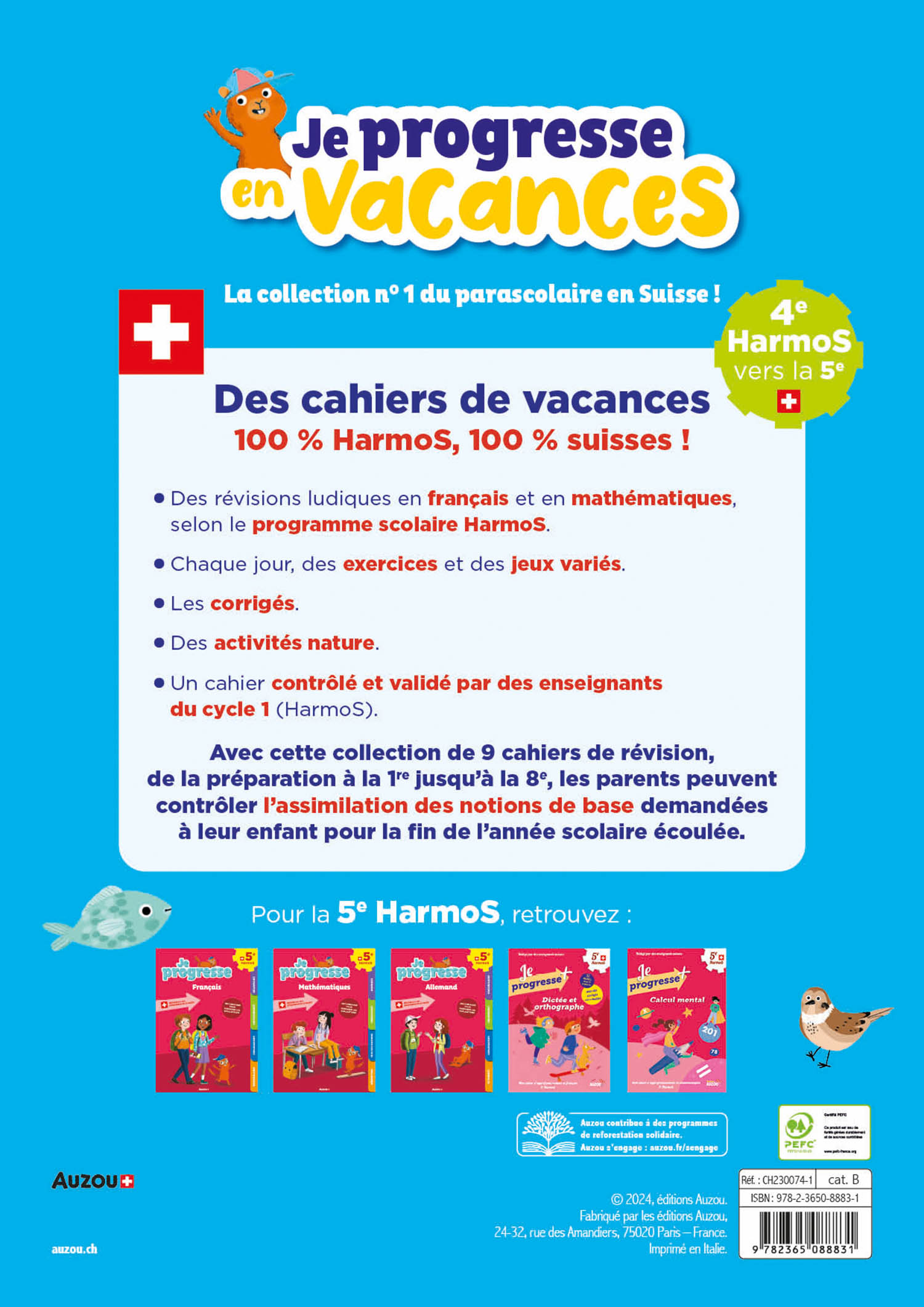 4E Harmos Vers La 5E : Français, Mathématiques, Avec Des Activités Na