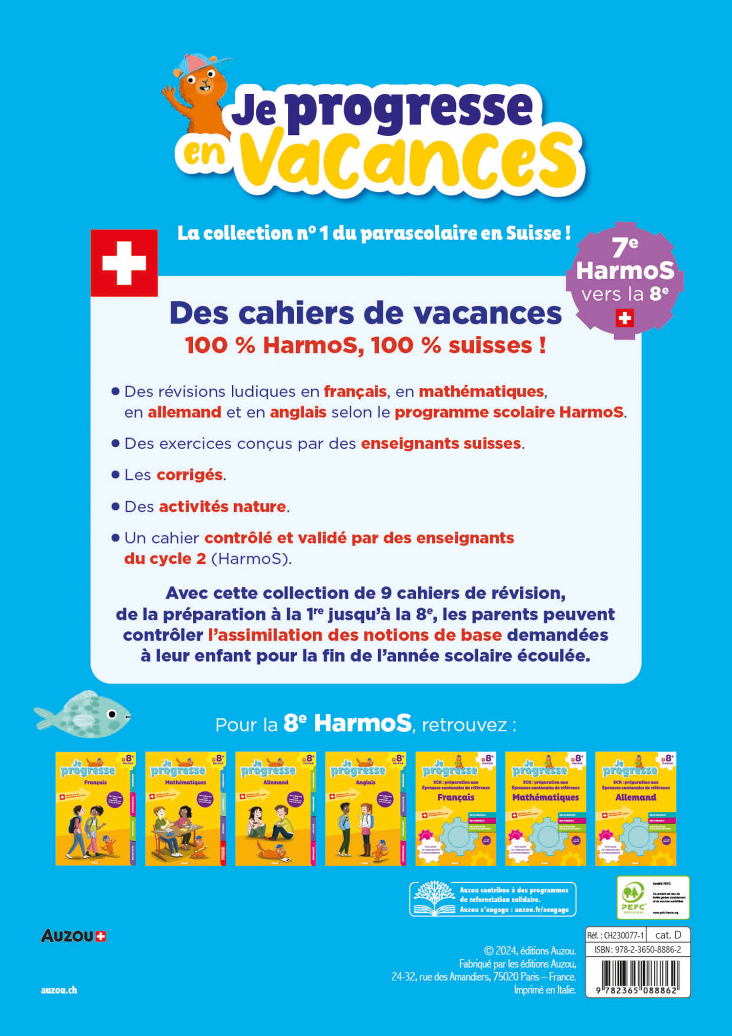 7E Harmos Vers La 8E : Français, Mathématiques, Allemand, Anglais