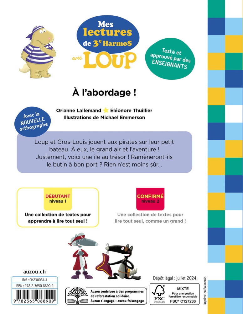 À L'abordage Mes Lectures 3Ème Harmos