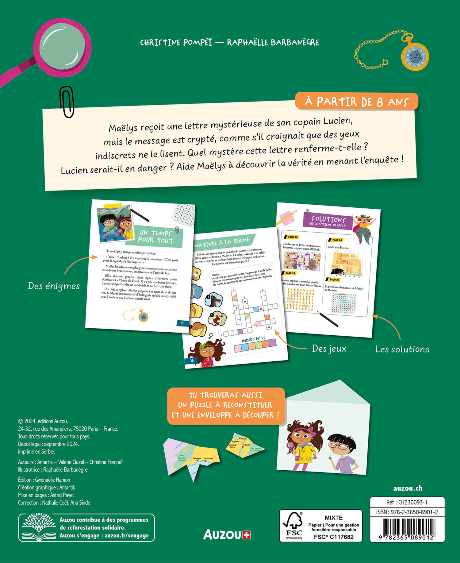 Mon Livre D'énigmes Avec Maëlys
