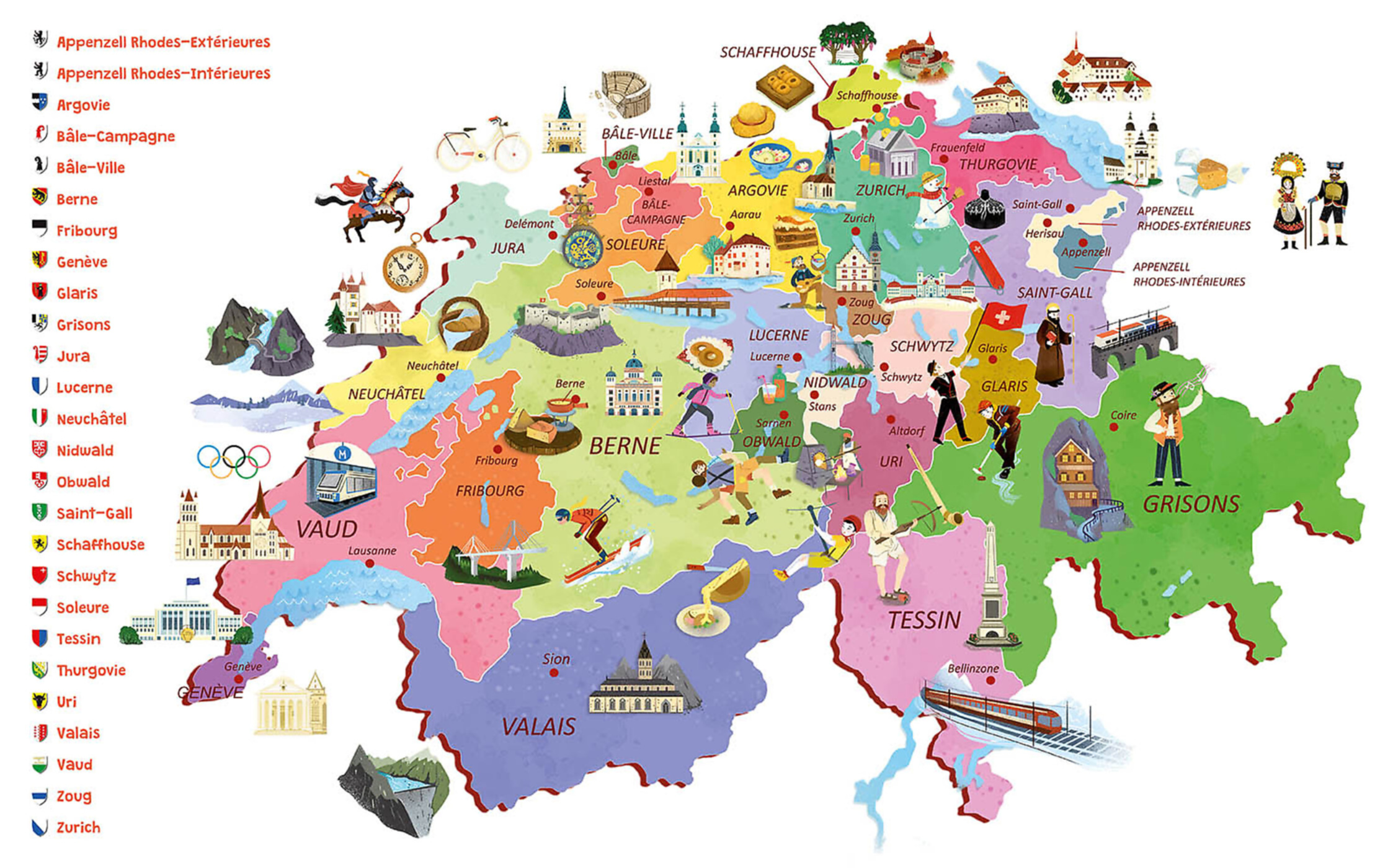 Mon Très Grand Atlas De La Suisse