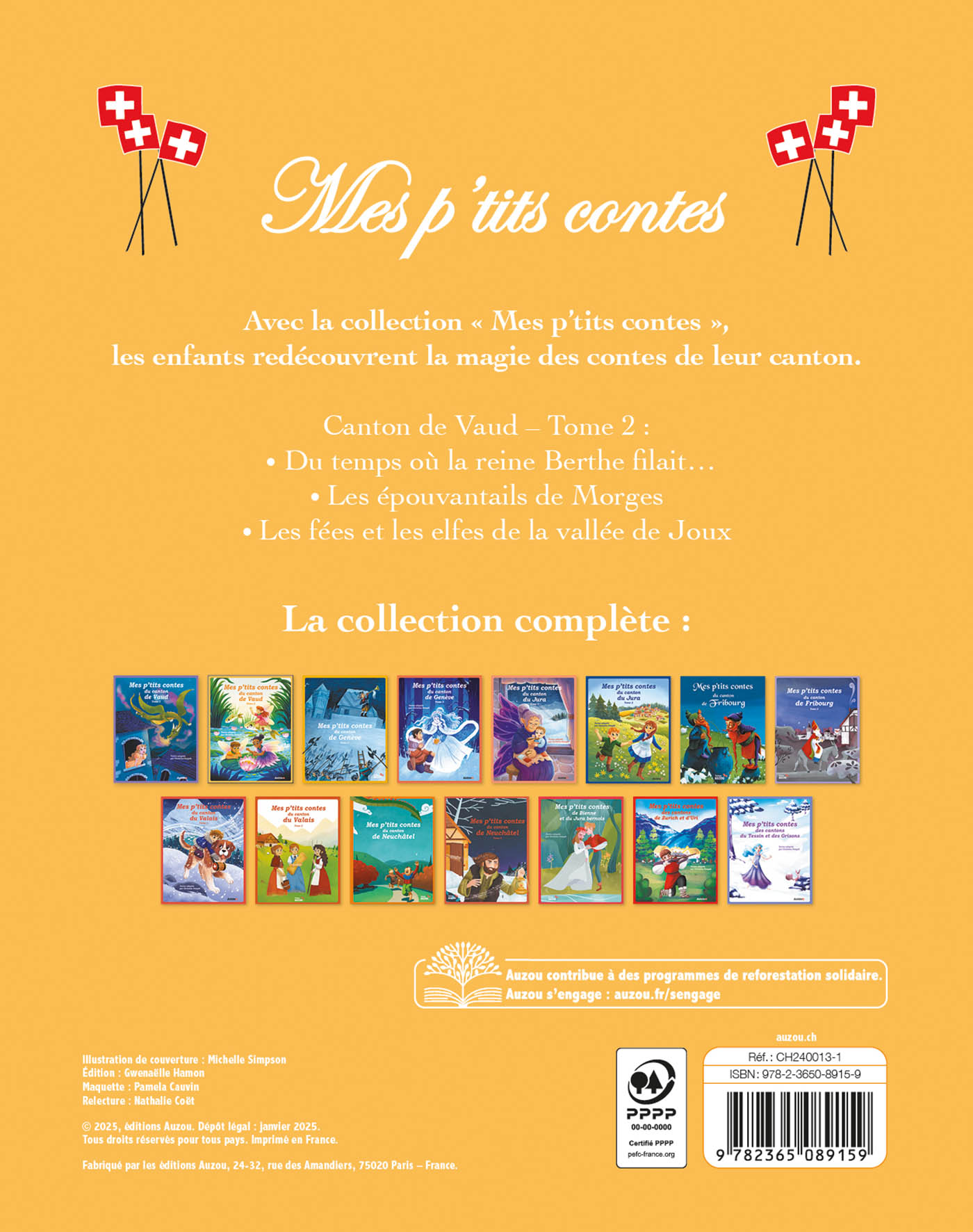 Mes P'tits Contes Du Canton De Vaud Tome 2 - Nouvelle Édition