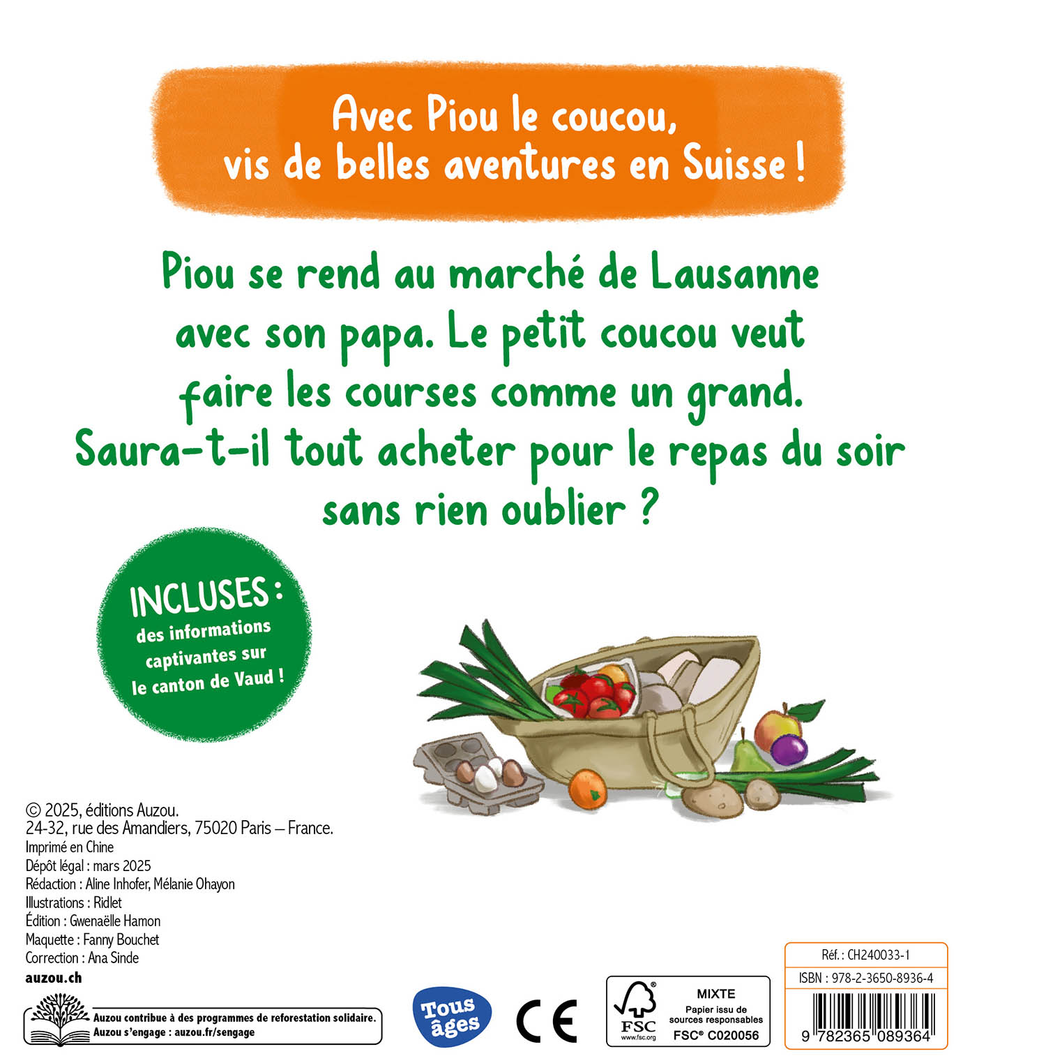 Piou Le Coucou À Lausanne