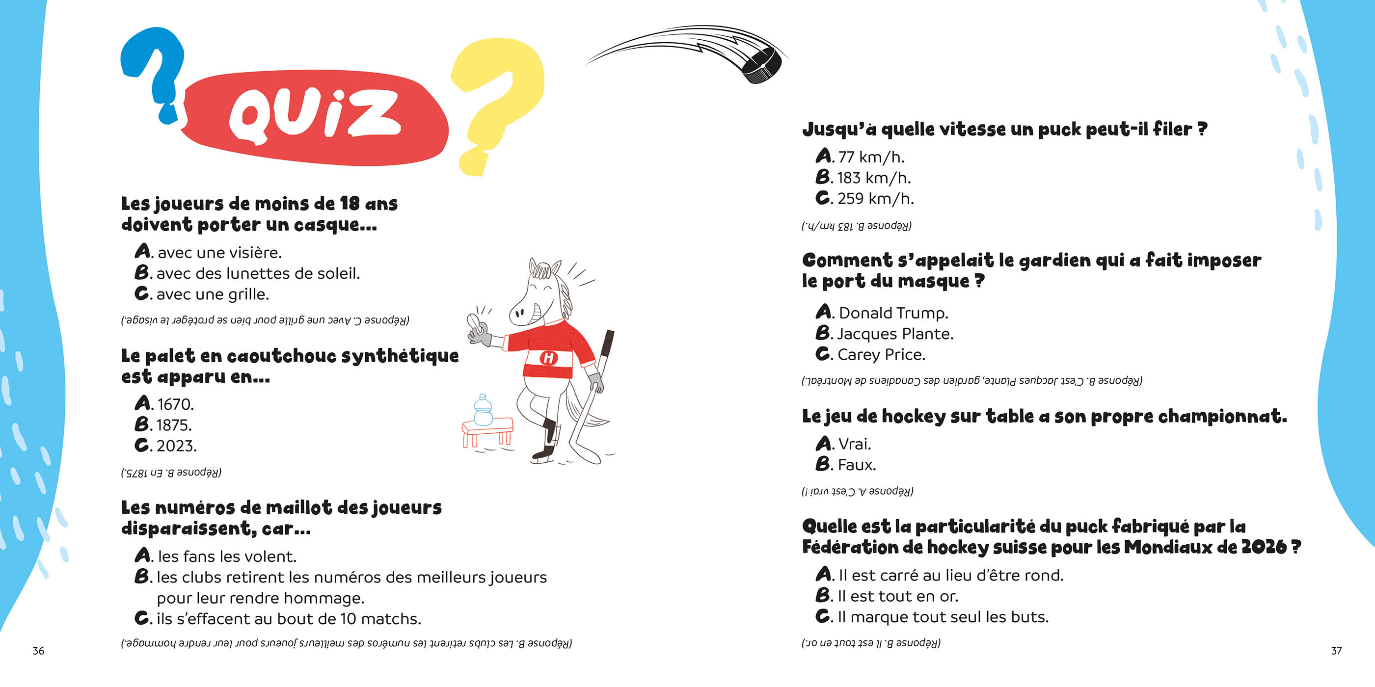 C'est Pas Vrai ? - 15 Infos Rigolotes Sur Le Hockey