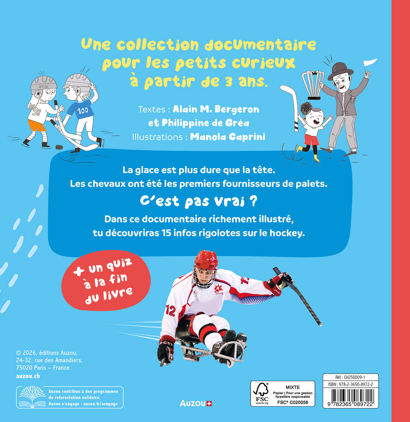 C'est Pas Vrai ? - 15 Infos Rigolotes Sur Le Hockey