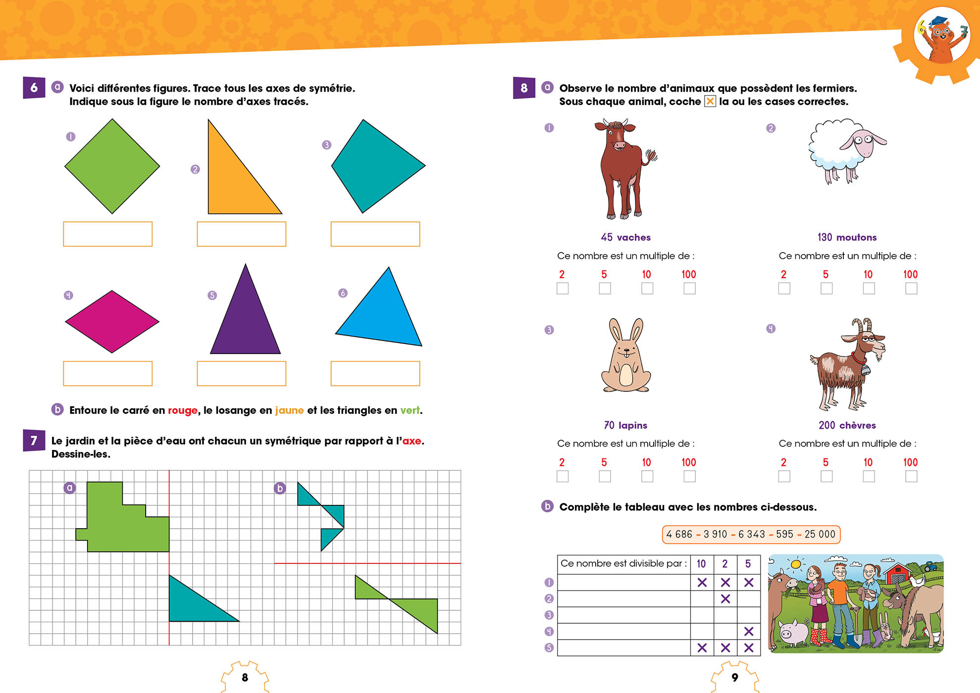 Je Progresse Ecr 6E Mathématiques