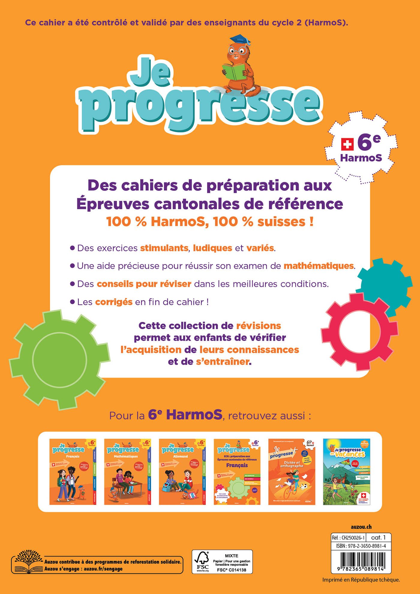 Je Progresse Ecr 6E Mathématiques