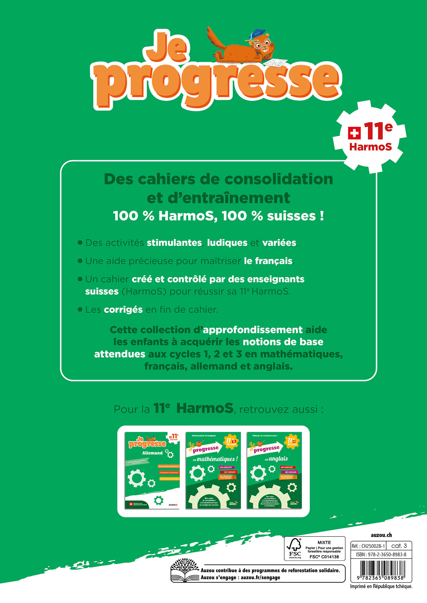 Je Progresse Français 11E Nouvelle Édition