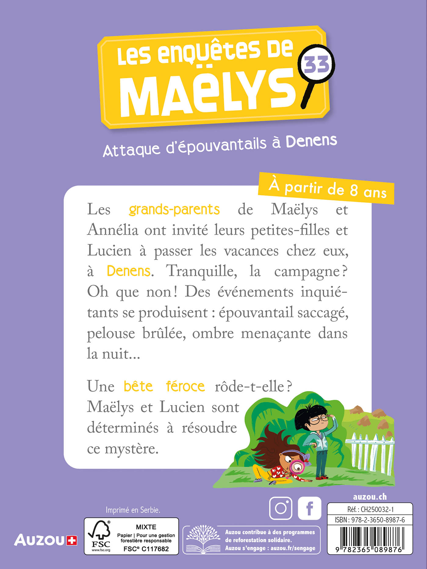 Les Enquêtes De Maëlys - Attaque D'épouvantails À Denens