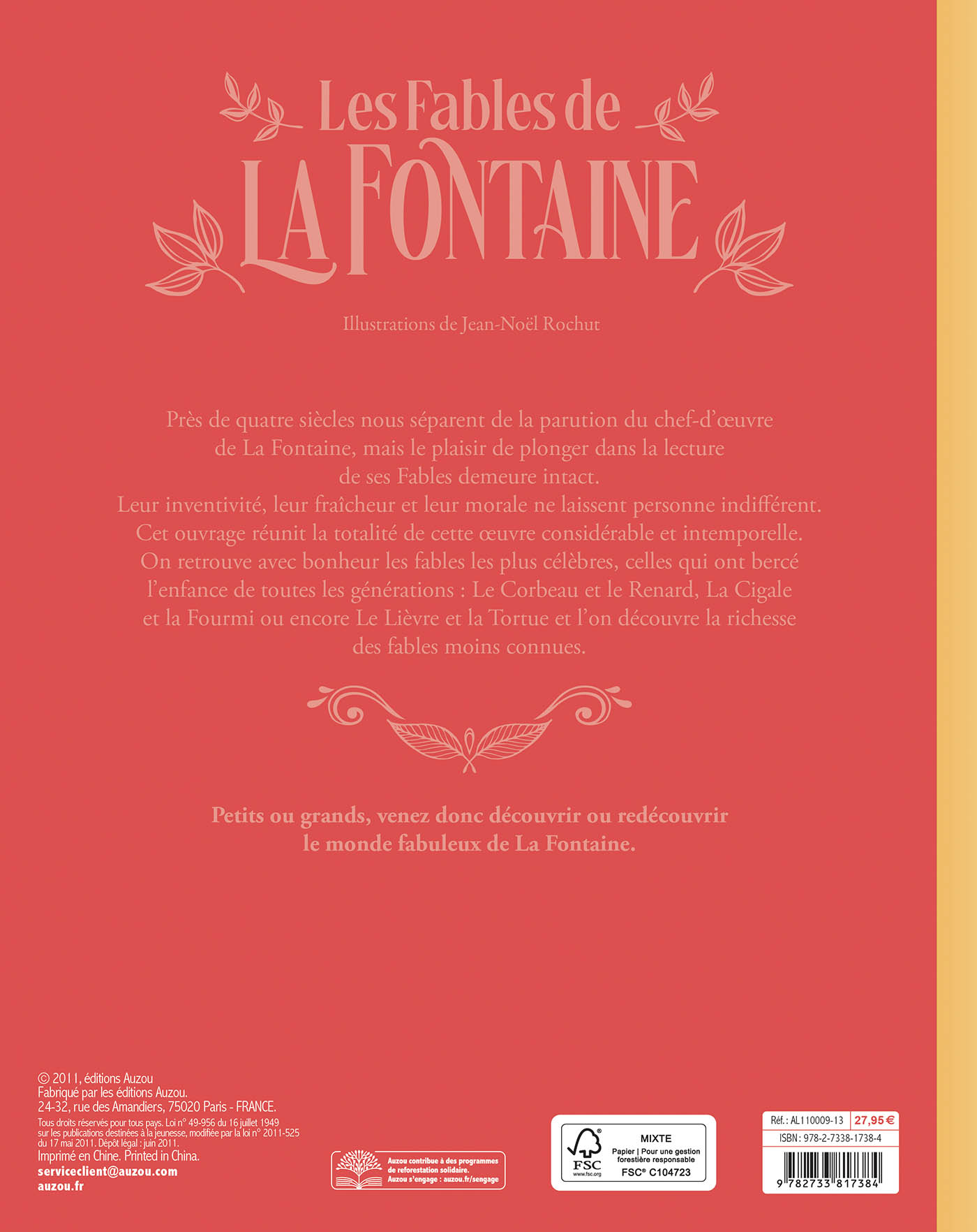 Les Fables De La Fontaine Intégrale
