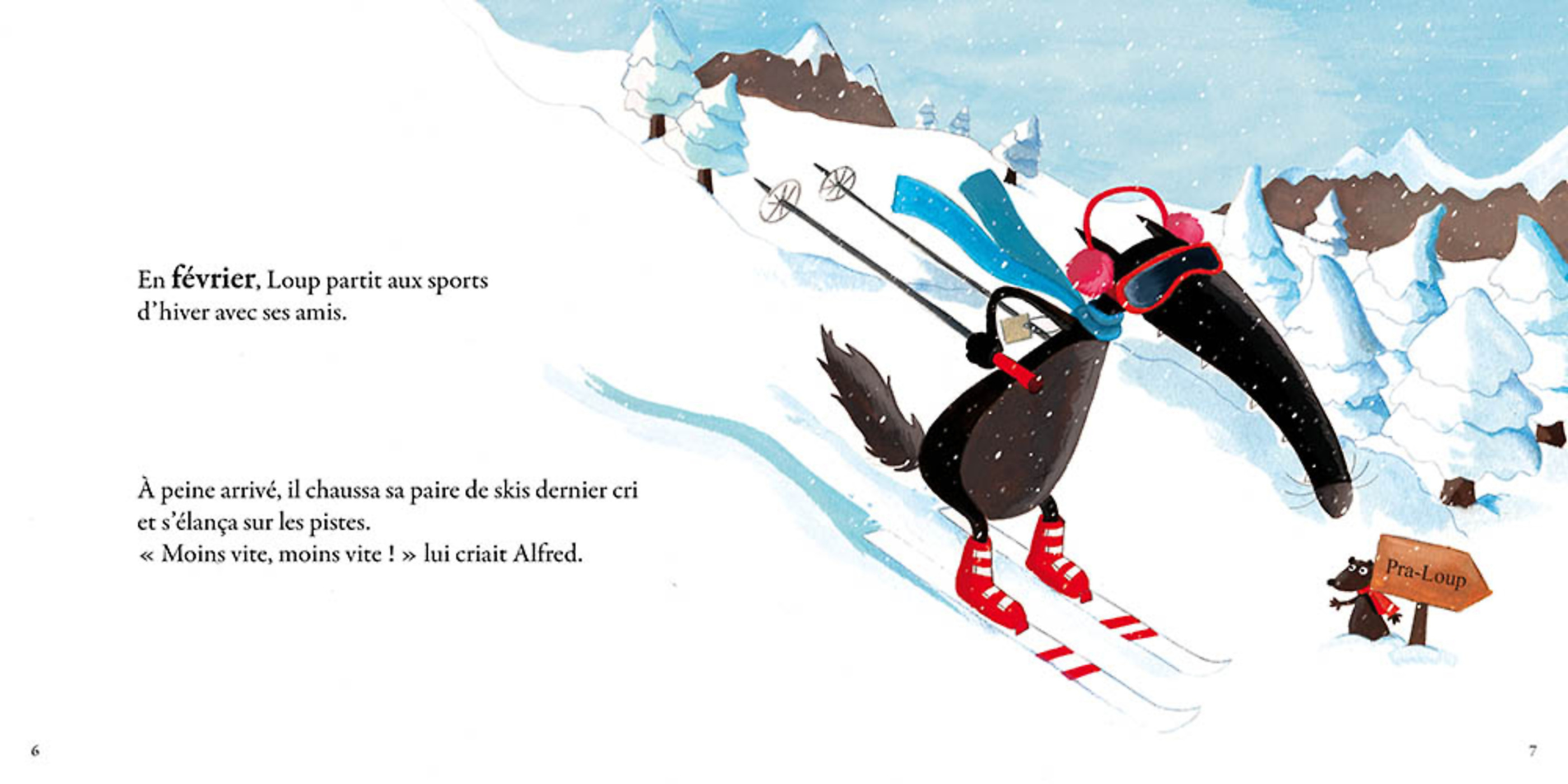 Le Loup Qui Ne Voulait Plus Marcher