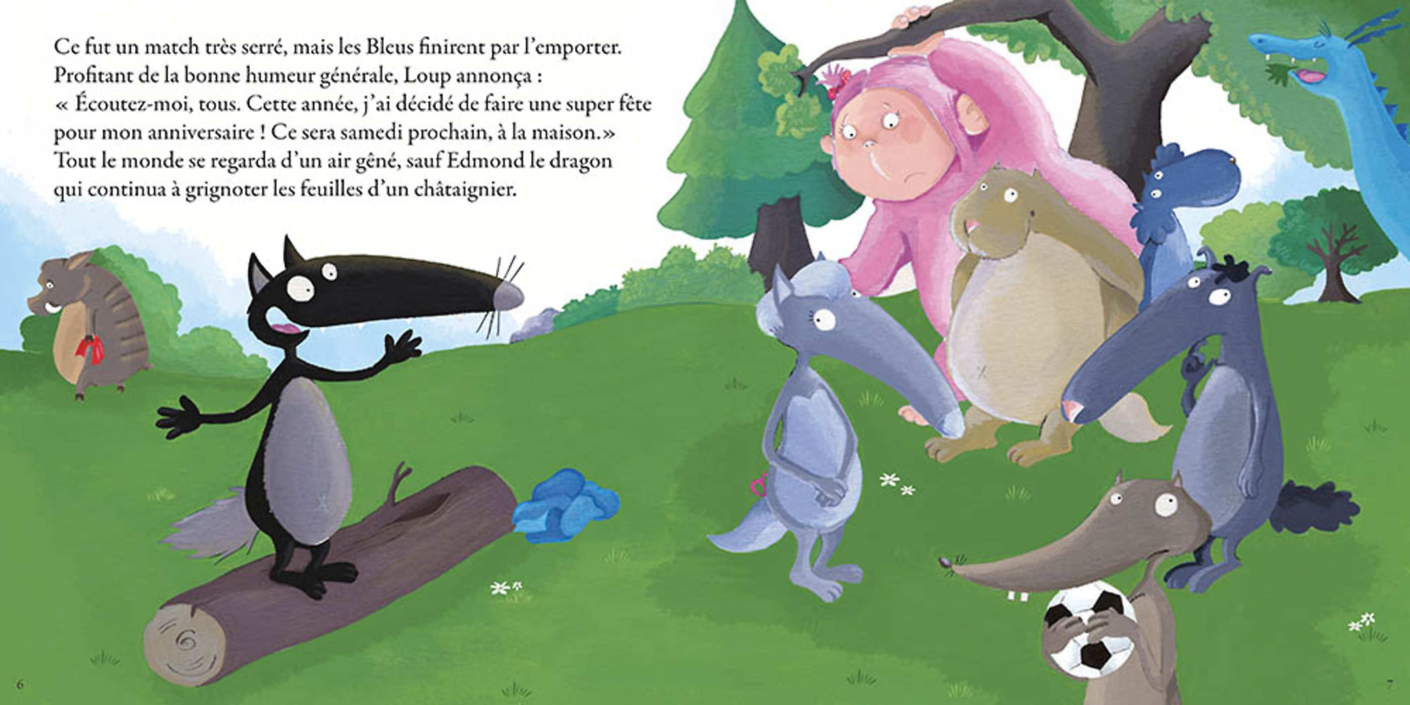 Le Loup Qui Fêtait Son Anniversaire