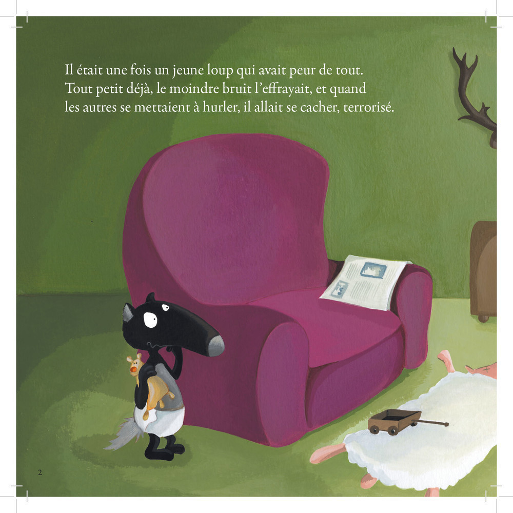 Le Loup Qui Avait Peur De Son Ombre