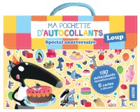 Ma pochette d'artiste - Ma pochette d'autocollants loup - Special anniversaire (coll. ma pochette d'arti