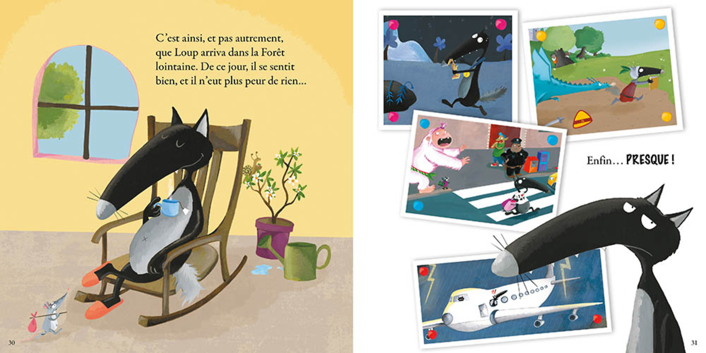 Le Loup Qui Avait Peur De Son Ombre