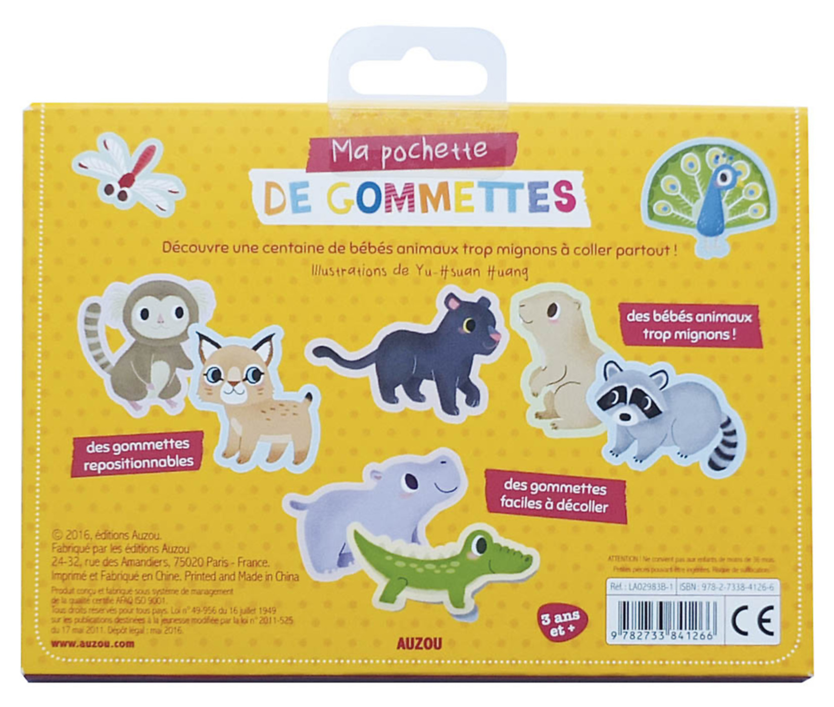 Ma Pochette De Gommettes - 100 Gommettes Bebes Animaux