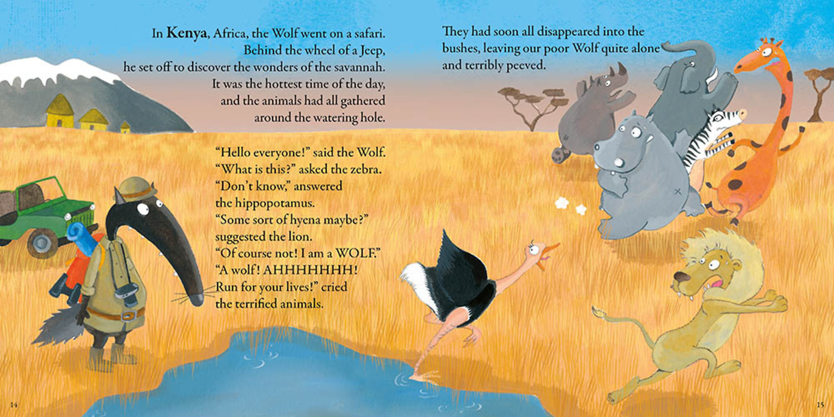 Le Loup Qui Voulait Faire Le Tour Du Monde En Anglais