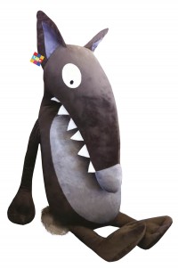 Peluche loup de luxe 1,30 m