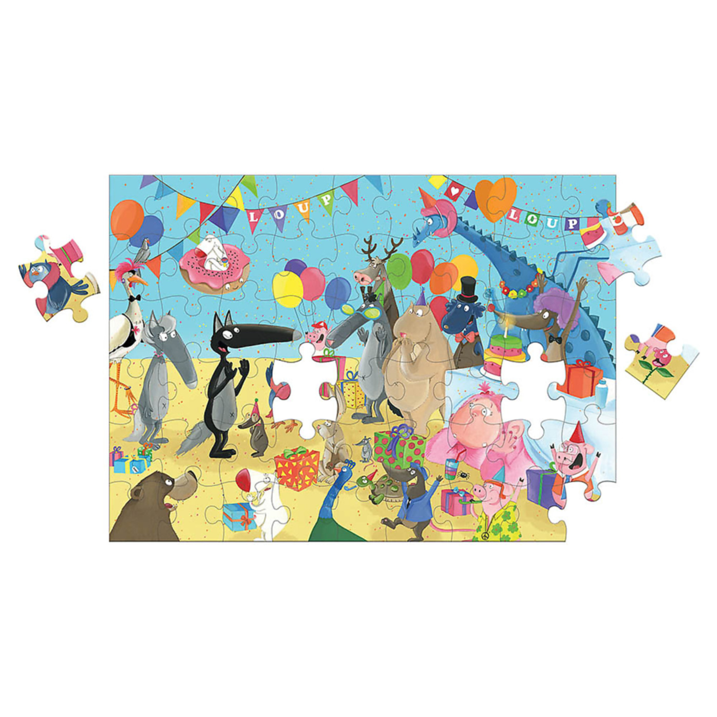 Ma Boîte Puzzle Loup - Anniversaire Ma Boîte Puzzle Loup - Anniversaire