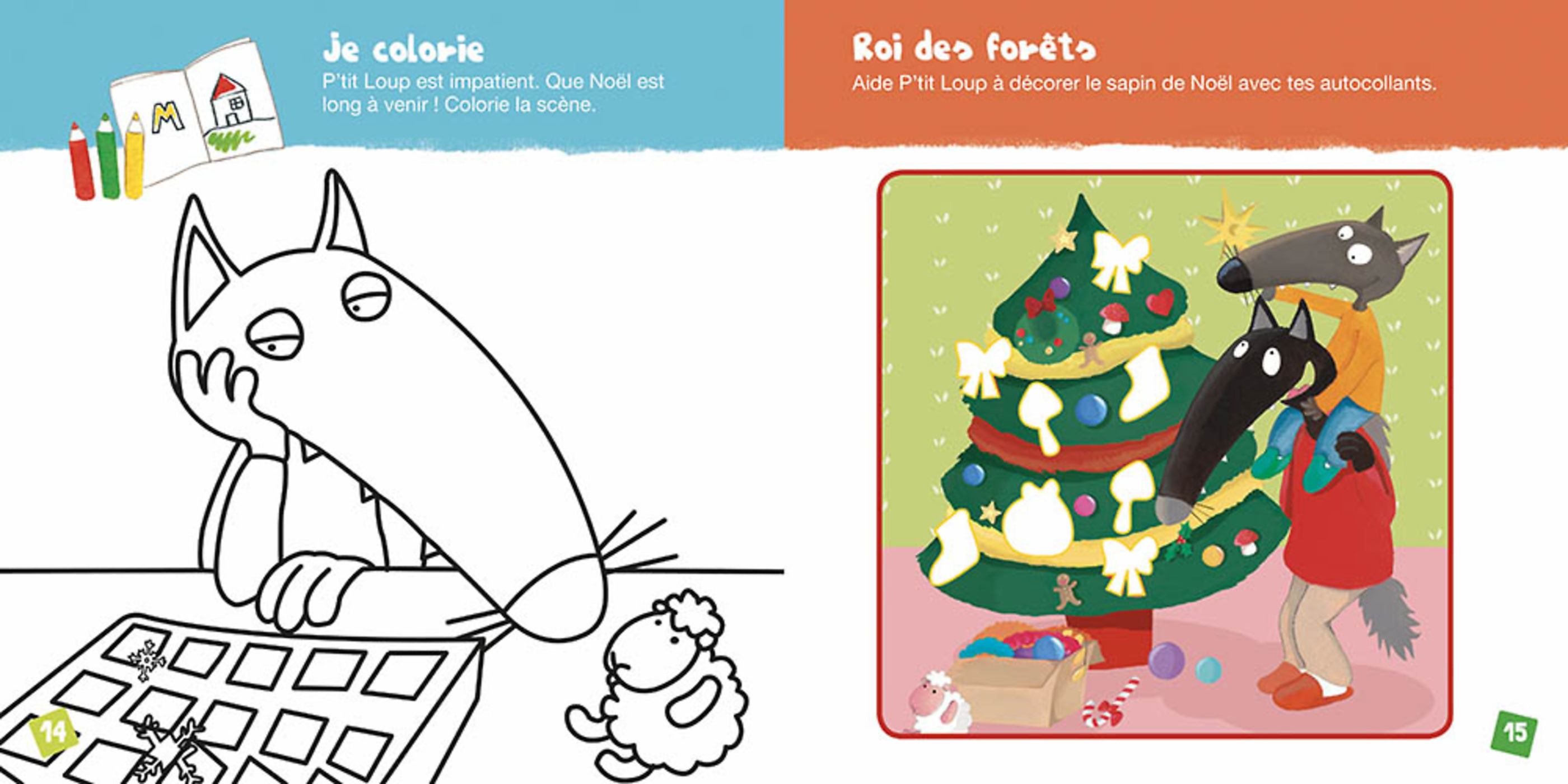 Mon Cahier D'activites P'tit Loup - Special Noel