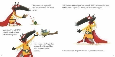 Le Loup Qui Voulait Être Un Super-Héros En Allemand