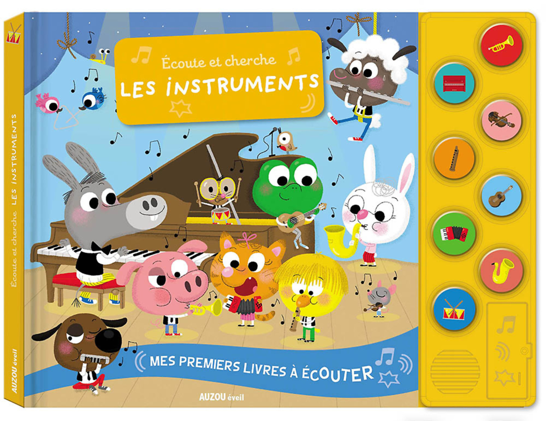 Mes Premiers Livres A Ecouter - Écoute Et Cherche Les Instruments