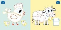 Mes Premiers Coloriages - Points À Relier - La Ferme