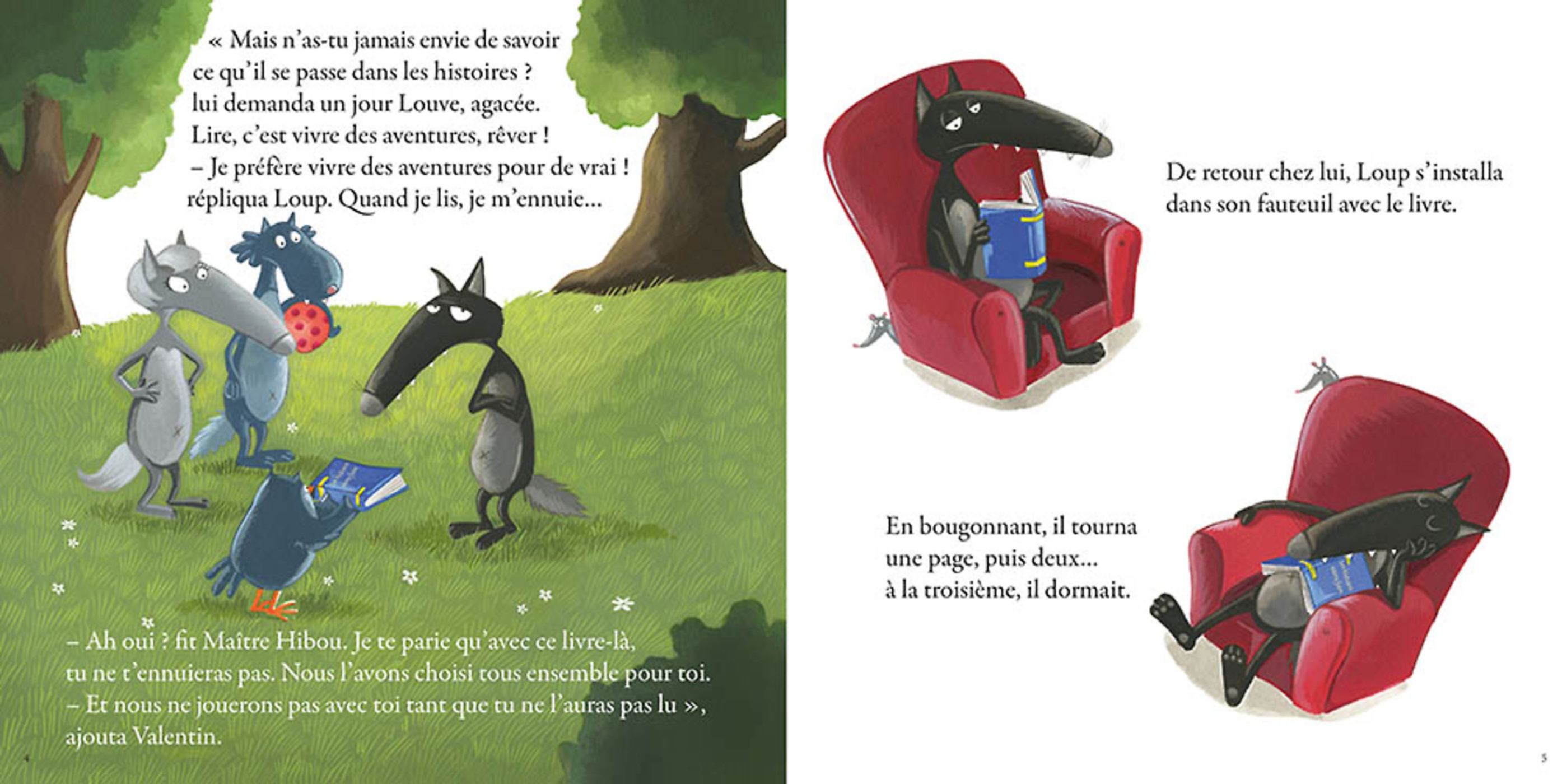 Le Loup Qui N'aimait Pas Lire Le Loup Qui N'aimait Pas Lire
