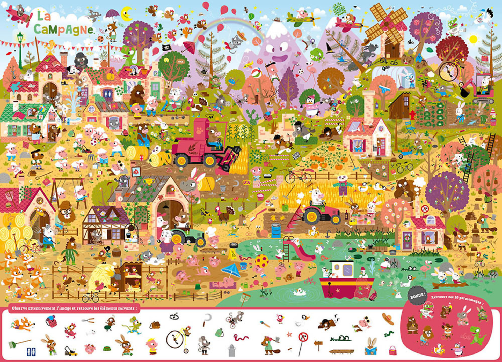 Cherche Et Trouve Géant - Les Animaux Du Monde