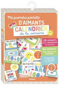 Ma pochette d'aimants - Calendrier de la semaine
