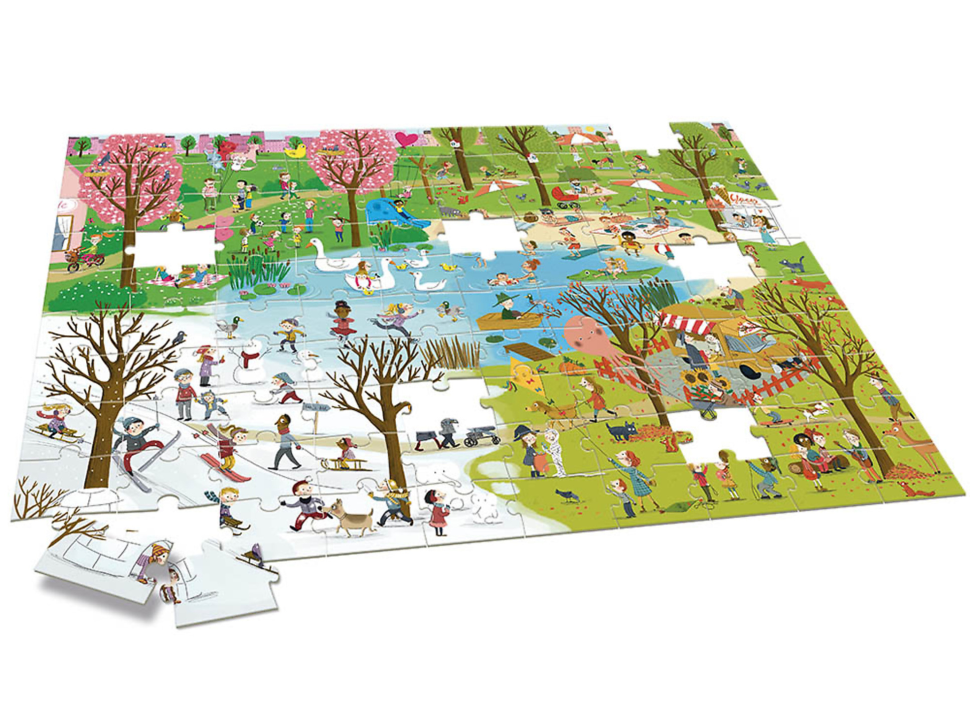 Mon Puzzle Des 4 Saisons Avec Unicef