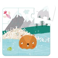 Mes Premiers Puzzles - Flore Castor Cherche À S'occuper