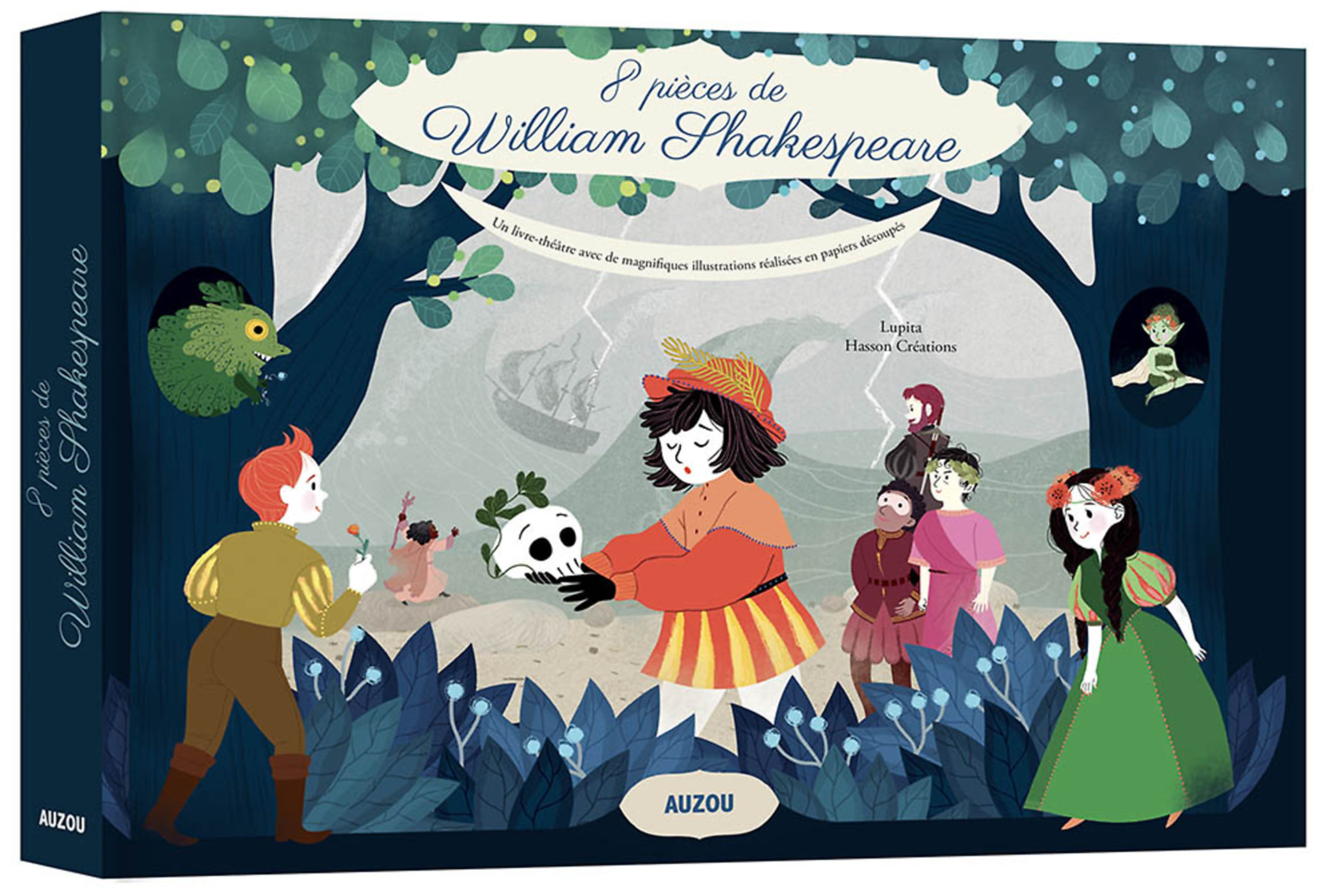 Papiers Découpés - 8 Pièces De William Shakespeare