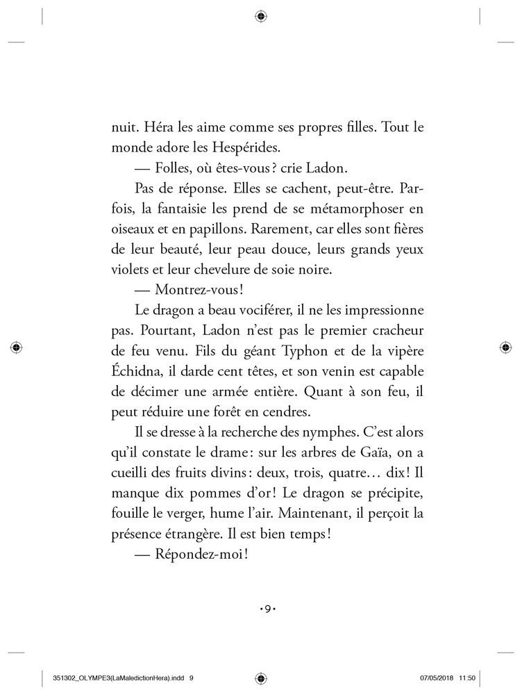 Les Secrets De L'olympe La Malediction Des Hespérides