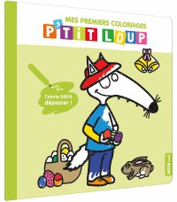 Mes premiers coloriages - P'tit loup - Pâques