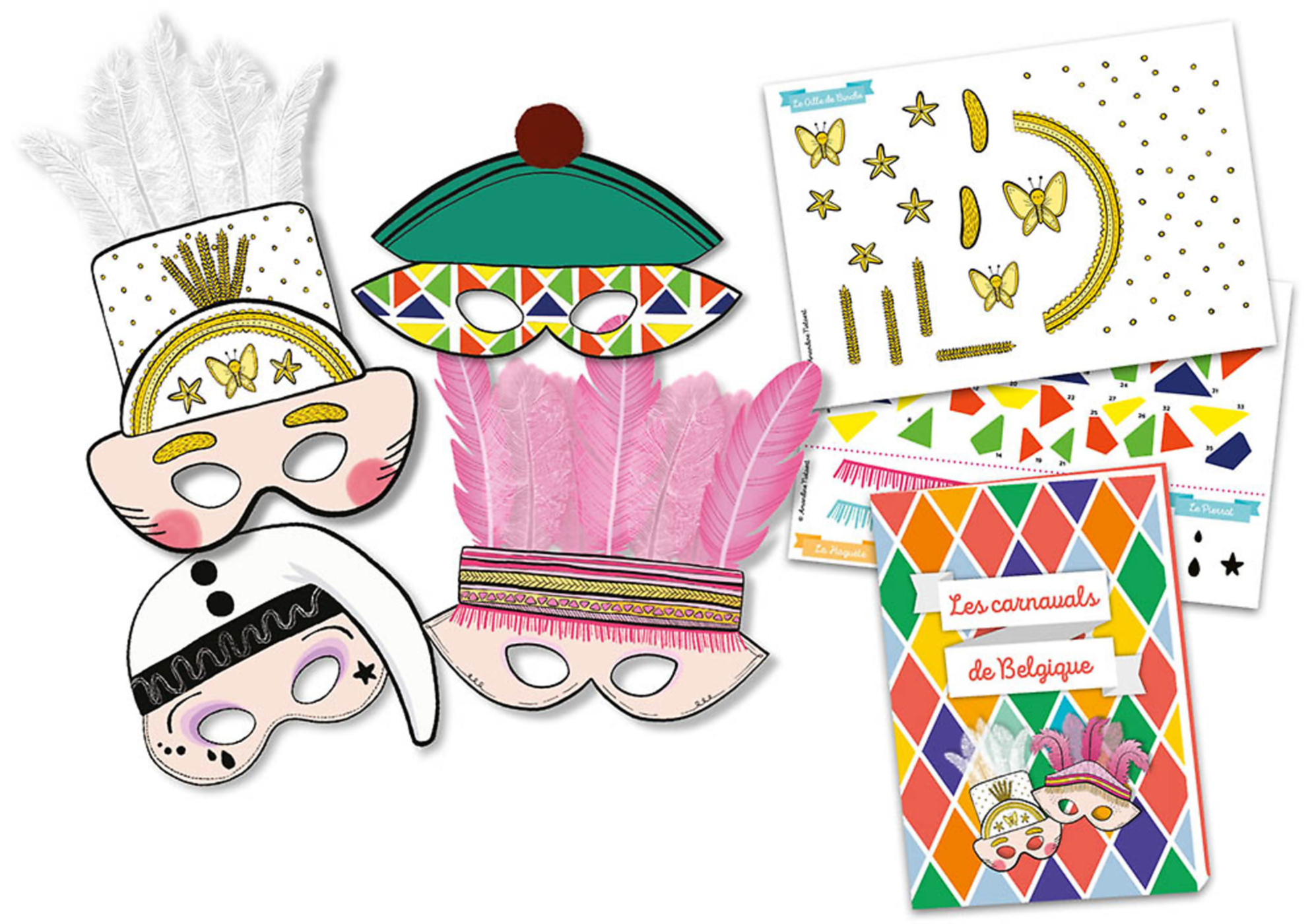 Ma Pochette D'artiste - Ma Pochette De Masques - Carnavals De Belgique