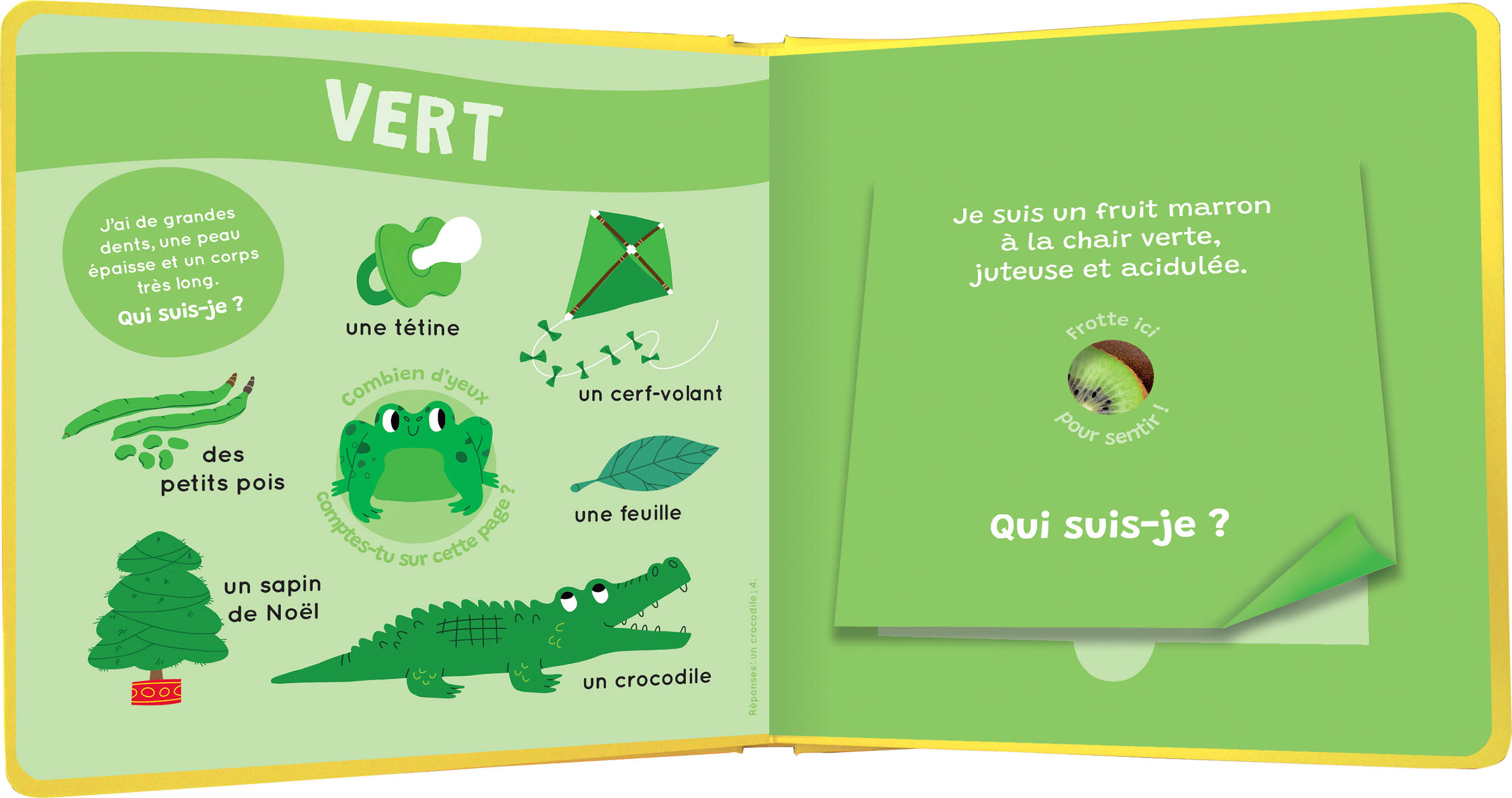 Mon Livre Des Odeurs Et Des Couleurs - Mes Premières Odeurs