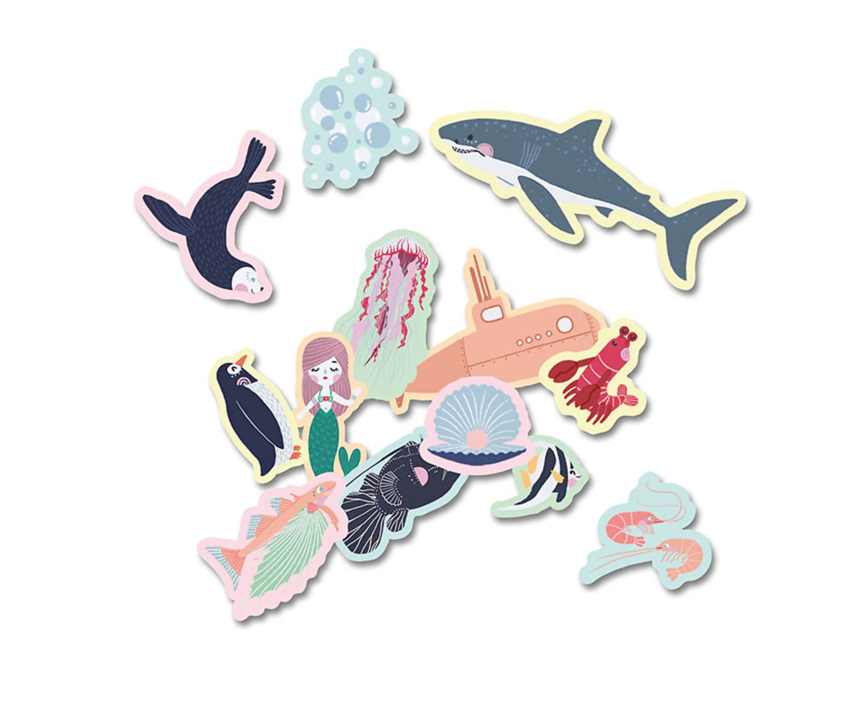 Ma Pochette De Gommettes - 100 Animaux De La Mer