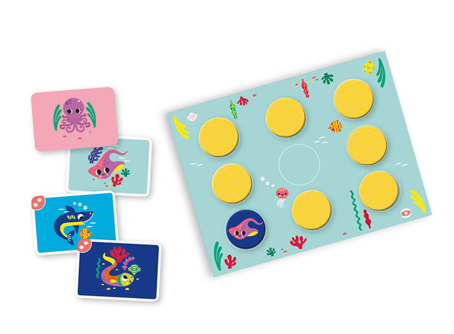 P'tit Jeu - P'tit Jeu De Aqua-Memo - Un Jeu De Memory Sous L'eau !