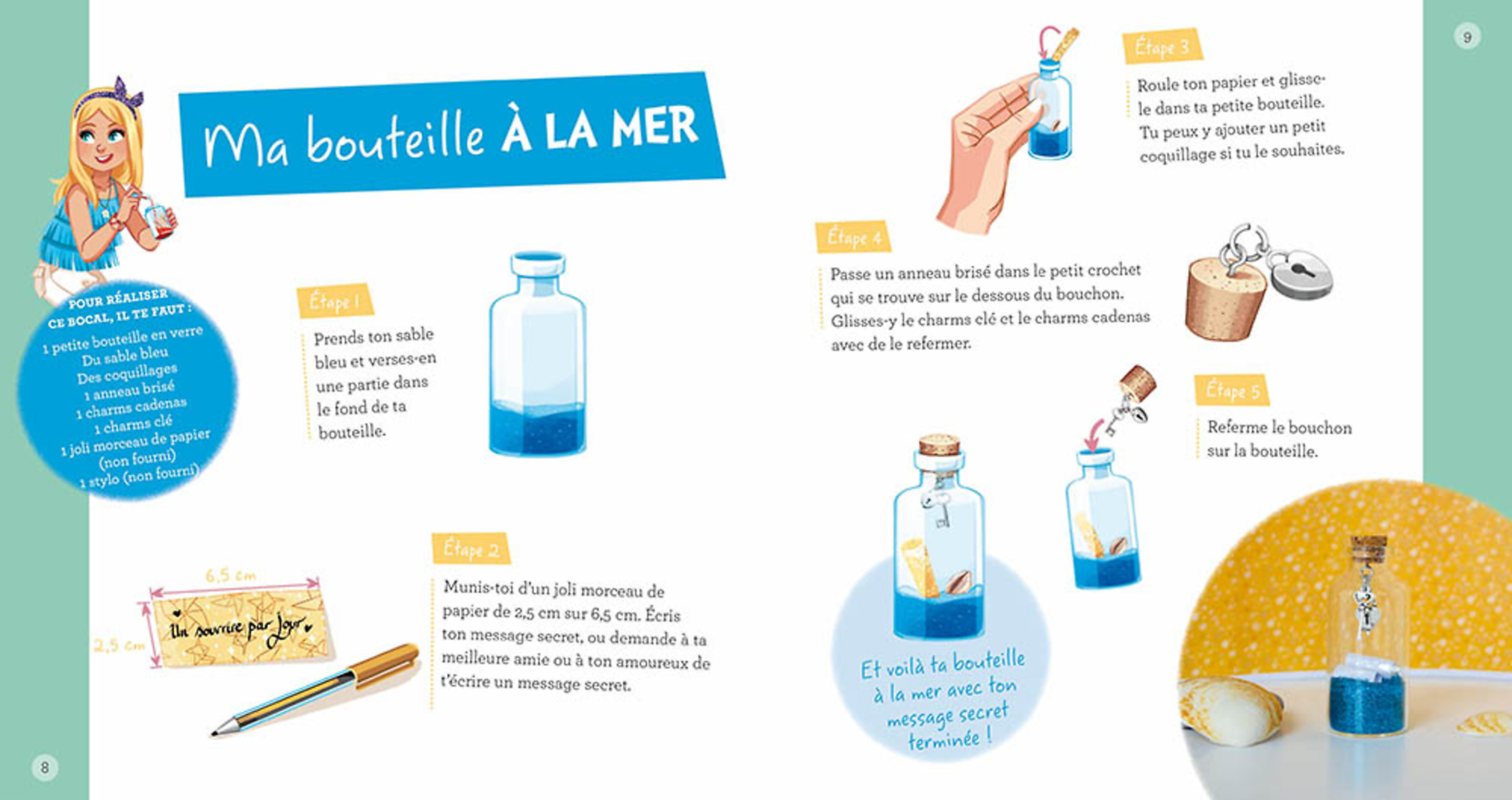 Ma Boîte À Bijoux - Mes Fioles Et Bocaux - 5 Magnifiques Créations