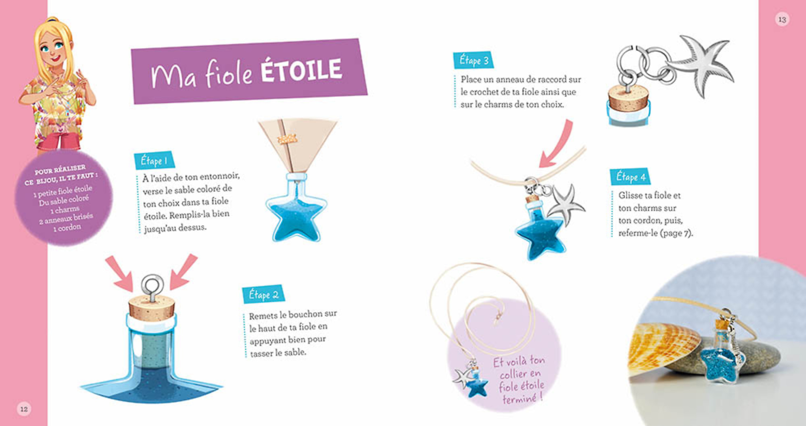 Ma Boîte À Bijoux - Mes Fioles Et Bocaux - 5 Magnifiques Créations