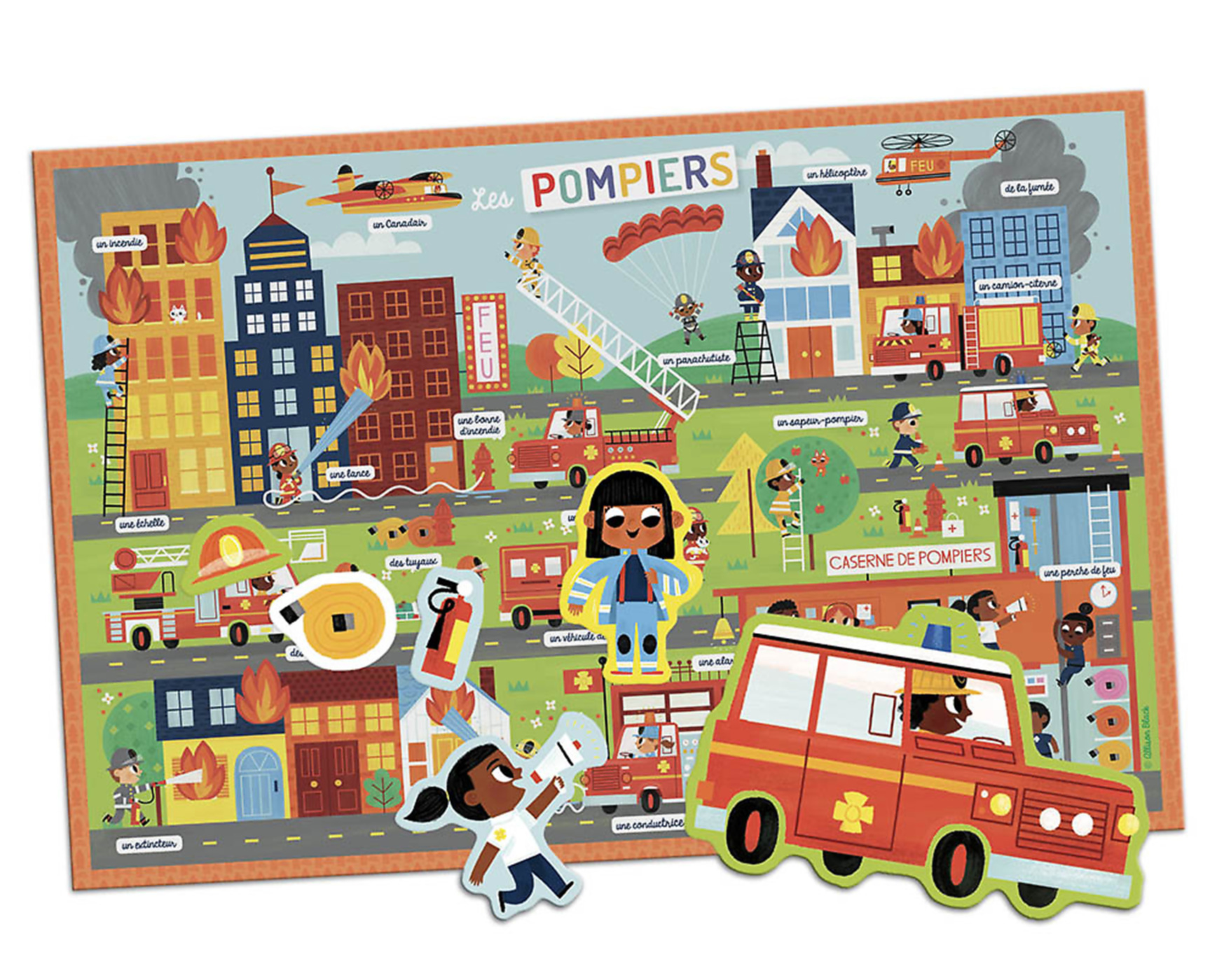 Ma Pochette D'aimants - Pompiers