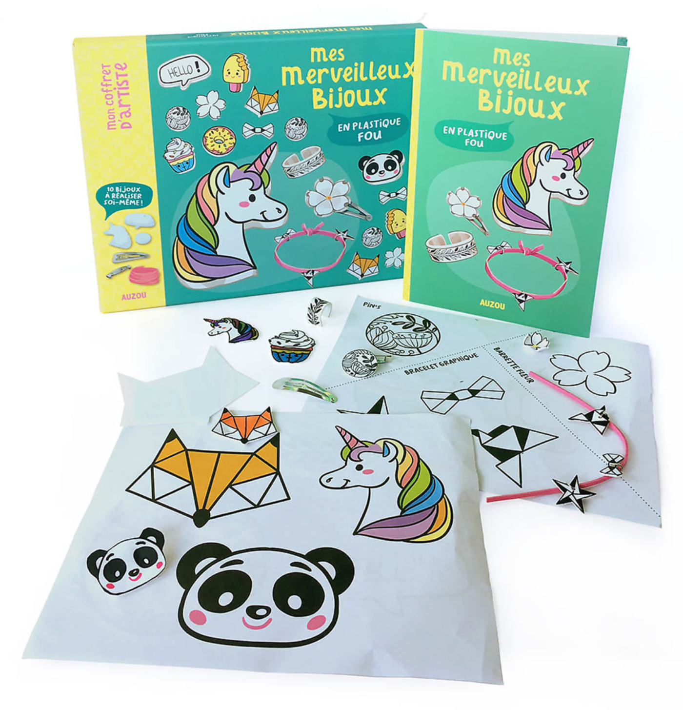 Mon Coffret D'artiste - Mes Merveilleux Bijoux En Plastique Fou