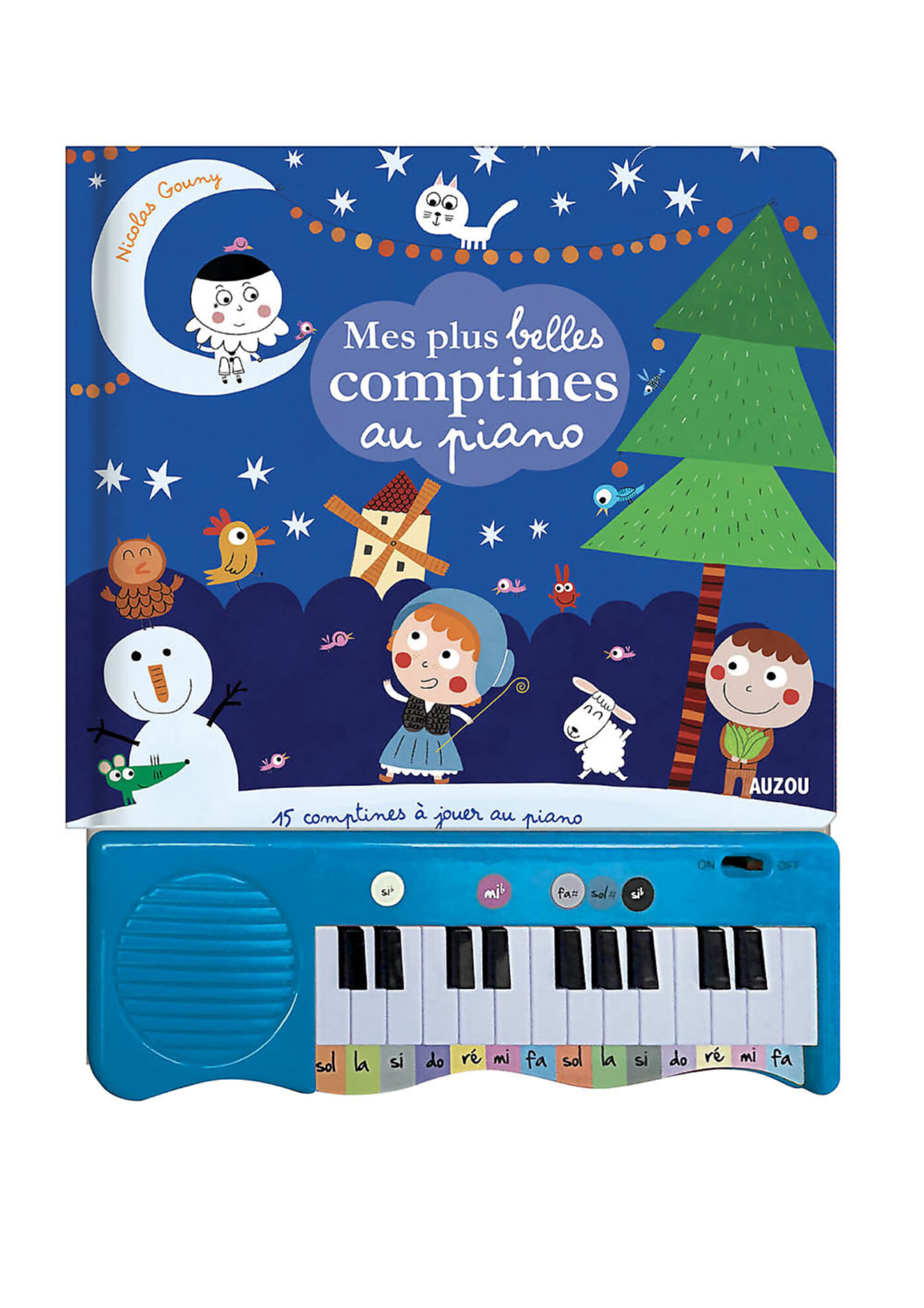Mon Livre Piano - Mes Plus Belles Comptines Au Piano - 15 Comptines À Jouer Au Piano