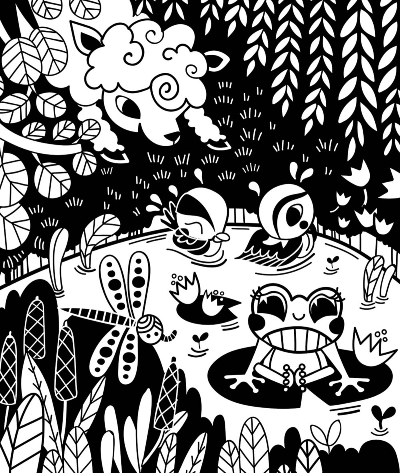 Ma Pochette D'artiste - Coloriages Velours : Printemps