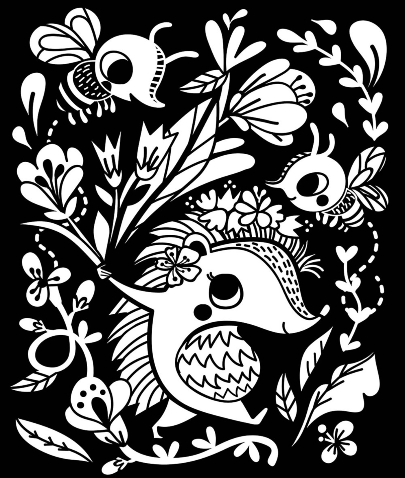 Ma Pochette D'artiste - Coloriages Velours : Printemps